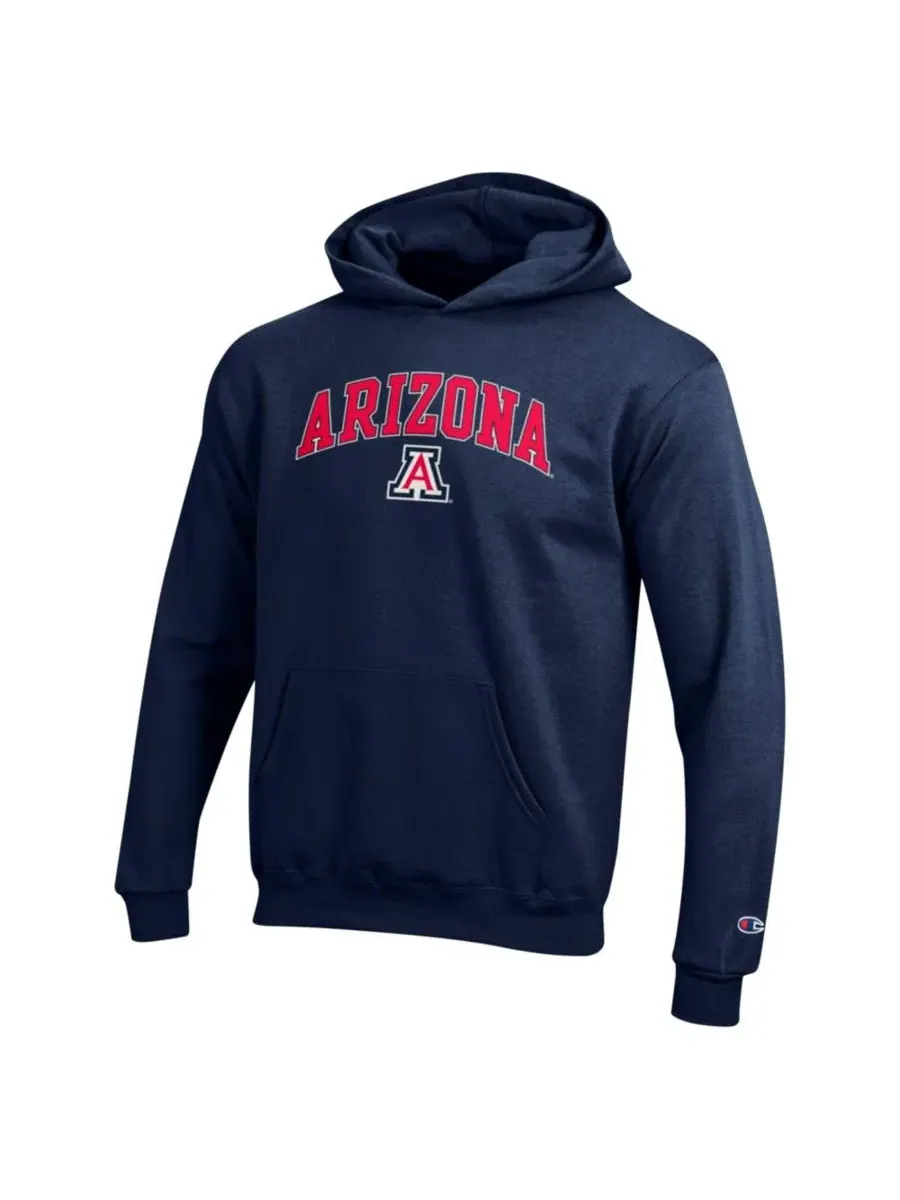 Худи-пуловер Champion Campus с принтом Arizona Wildcats — изображение 2 из 3, темно-синий
