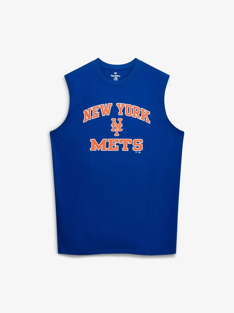 Мужская майка-борцовка с принтом New York Mets Fanatics