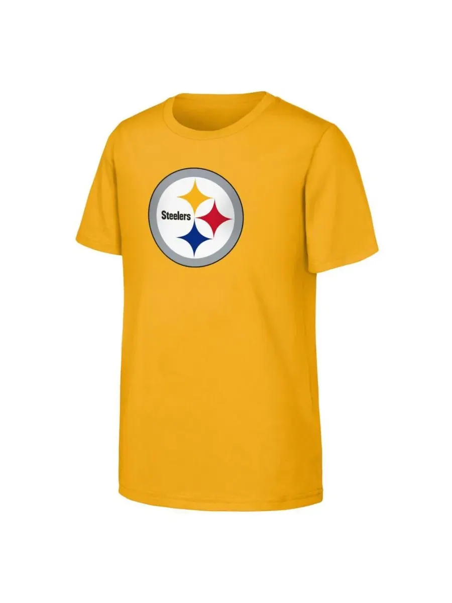 Футболка с принтом Pittsburgh Steelers Primary Logo Outerstuff