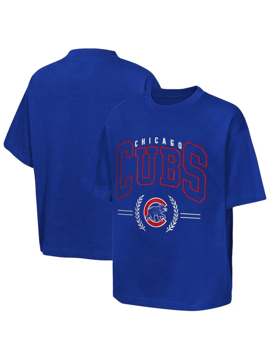 Футболка с вышивкой Chicago Cubs Outerstuff