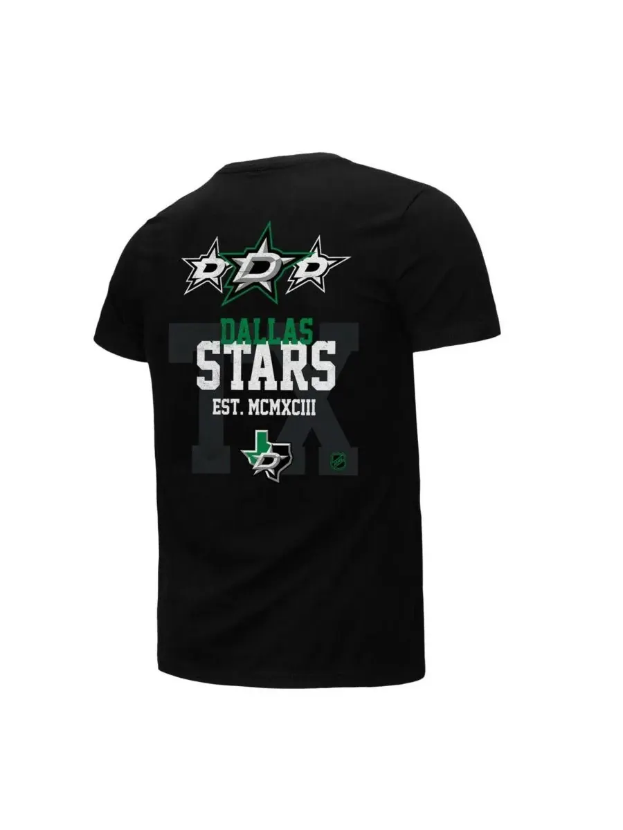 Mitchell & Ness Мужская черная домашняя футболка Dallas Stars — изображение 3 из 3, черный