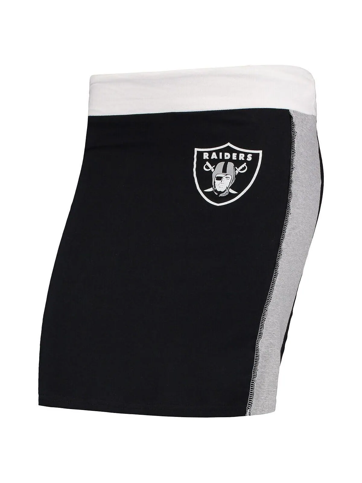Женская черная короткая юбка Las Vegas Raiders Refried Apparel — черный