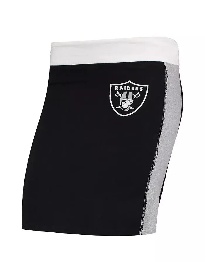 Женская черная короткая юбка Las Vegas Raiders Refried Apparel