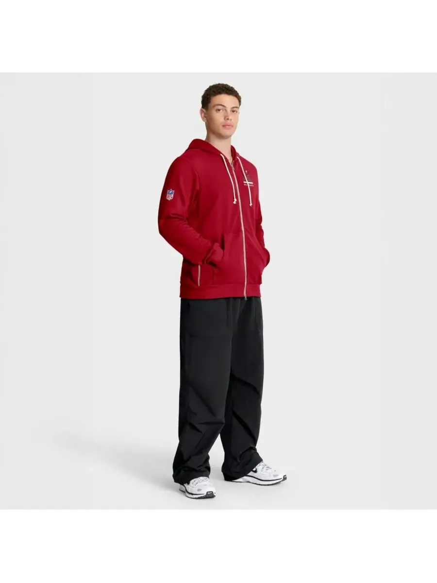 Nike Мужская красная толстовка на молнии Tampa Bay Buccaneers Sideline Standard Issue Utility — изображение 3 из 5, красный
