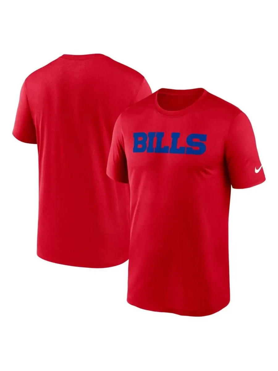 Nike Мужская красная футболка Buffalo Bills Primetime Legend Performance с логотипом команды