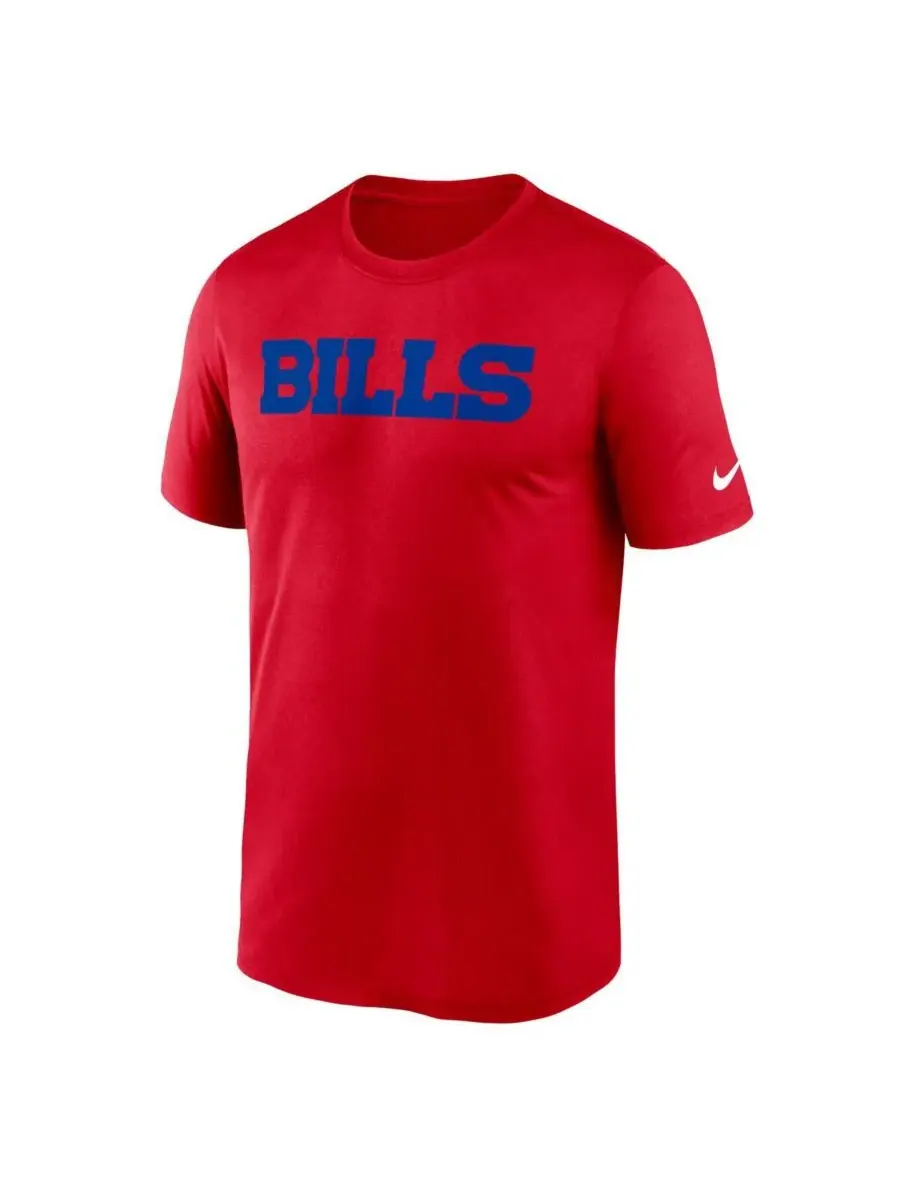 Nike Мужская красная футболка Buffalo Bills Primetime Legend Performance с логотипом команды — изображение 3 из 3, красный