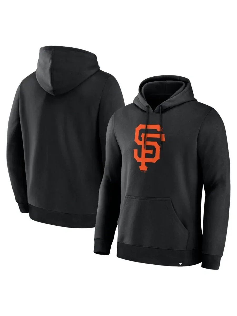 Мужская черная толстовка с логотипом San Francisco Giants Fanatics