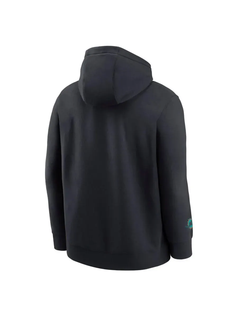 Nike Мужская толстовка цвета "Pitch Blue" из коллекции Miami Dolphins 2025 Rivalries Collection Club — изображение 3 из 3