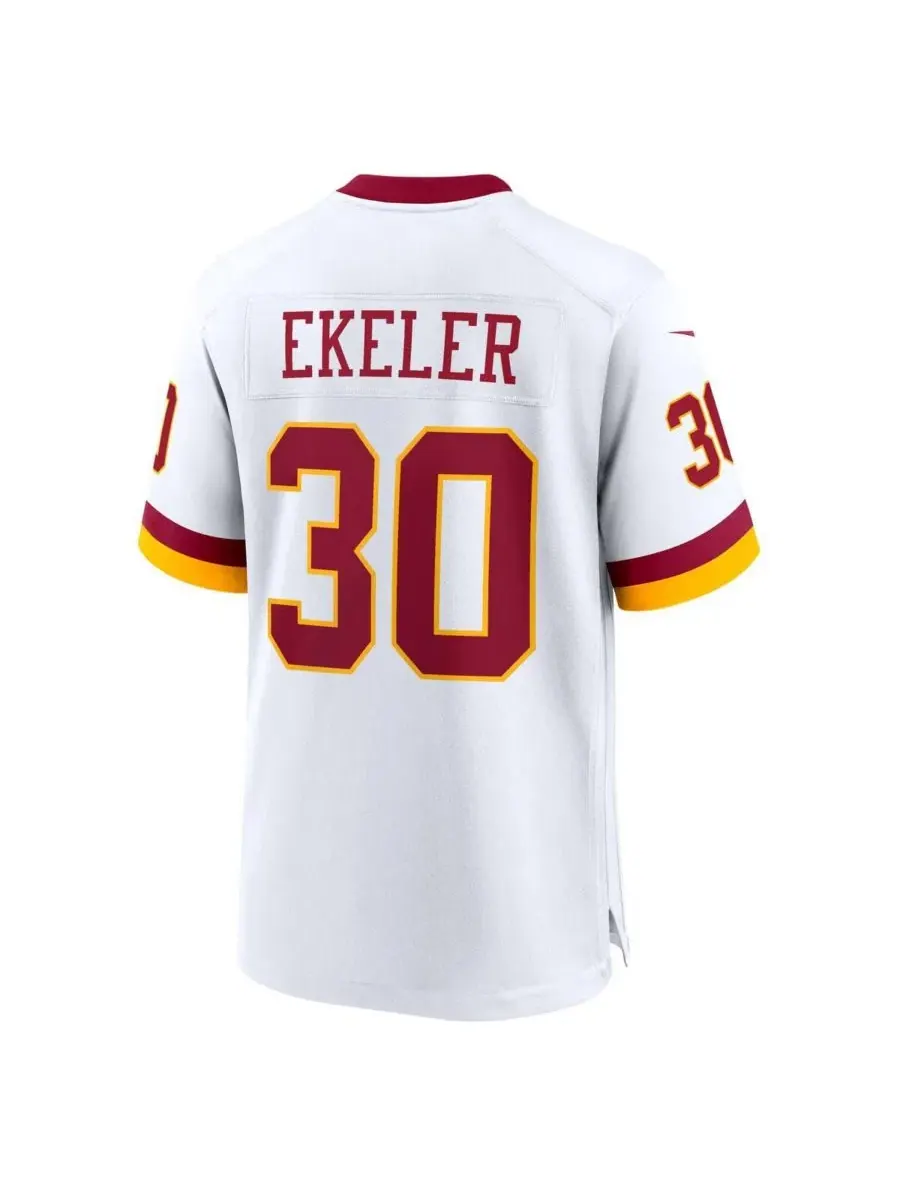 Футболка Austin Ekeler White Washington Commanders Game Super Bowl Era Nike — изображение 3 из 3, белый