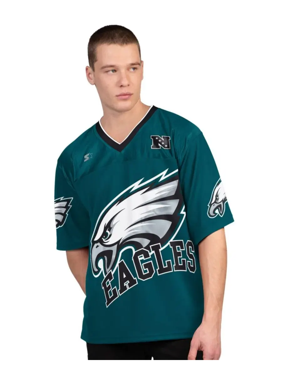 Комплект футболок с принтом Philadelphia Eagles — изображение 4 из 5, зеленый белый