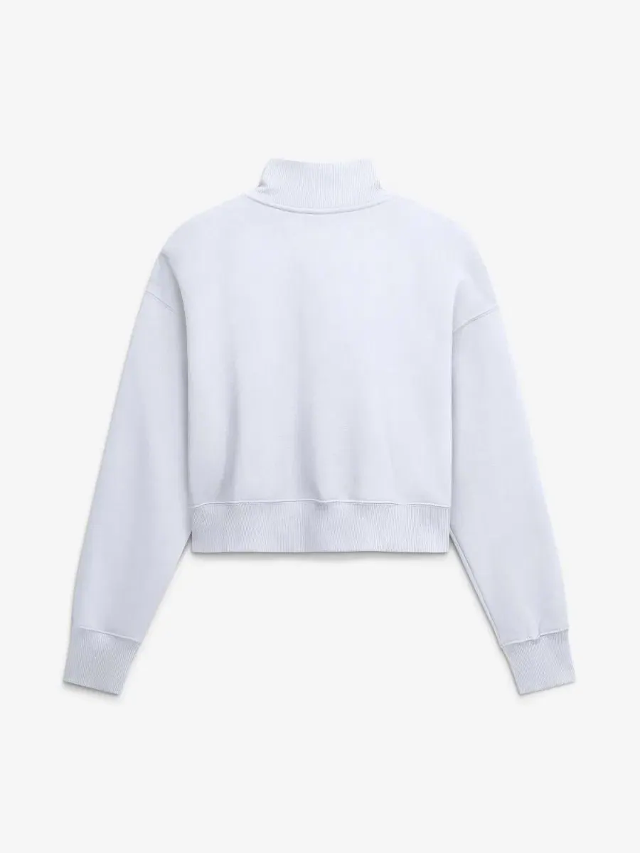 Женский оверсайз-свитшот с четверть-молнией Phoenix Fleece Nike — изображение 2 из 2, белый
