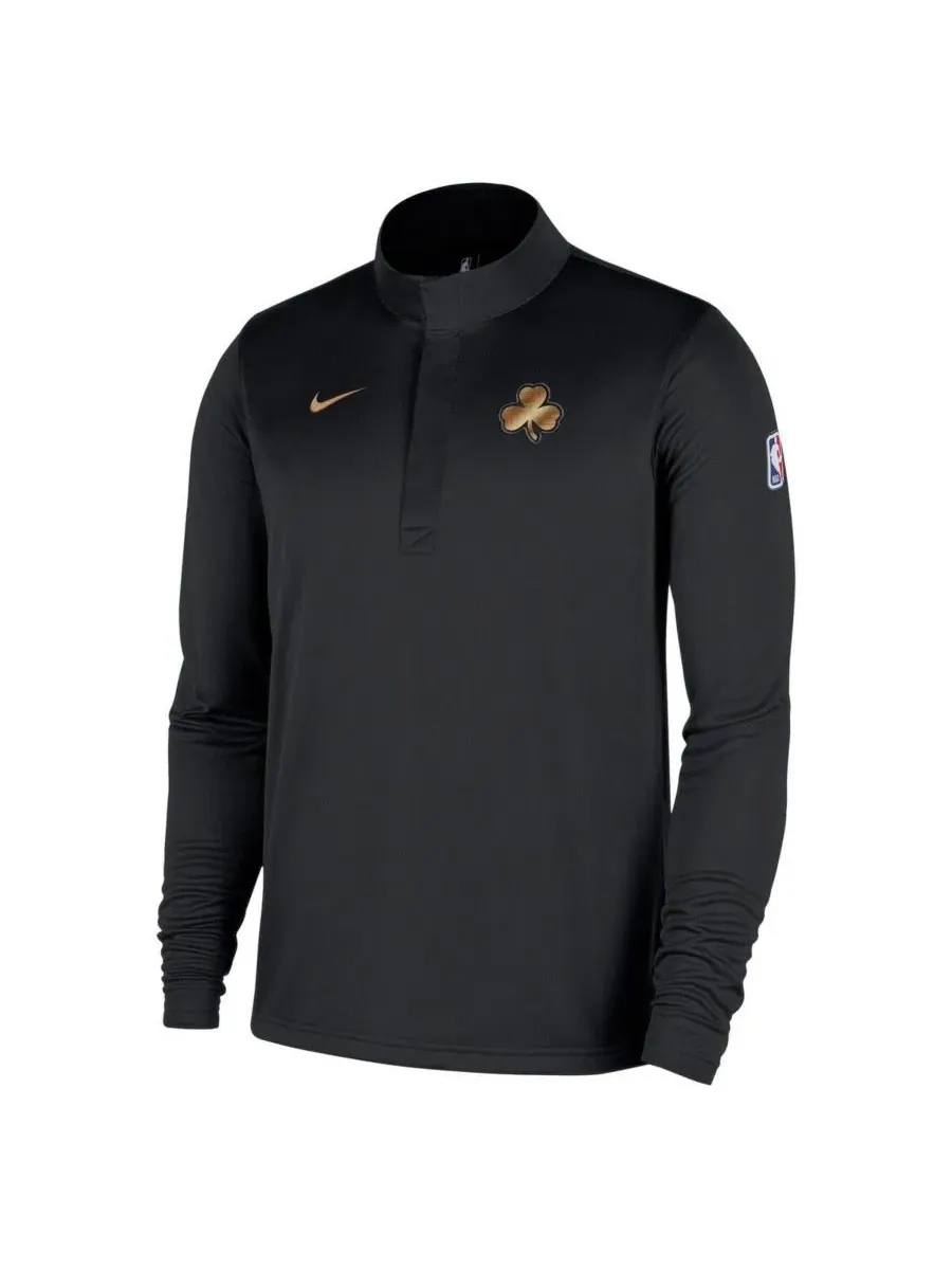 Толстовка с полузастежкой Nike Boston Celtics 2025/26 City Edition Remix Authentic Coaches Dri-FIT — изображение 2 из 4