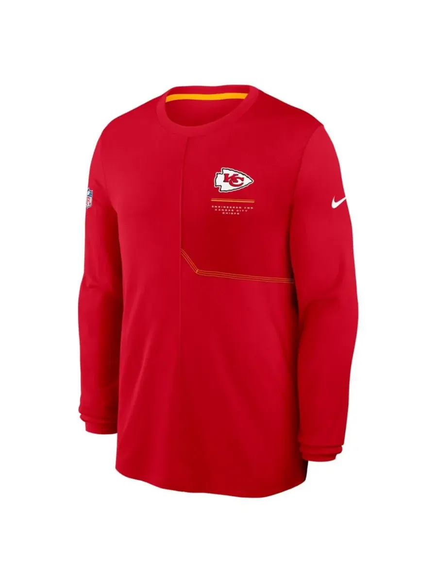 Лонгслив Nike Kansas City Chiefs с длинным рукавом — изображение 2 из 3, красный