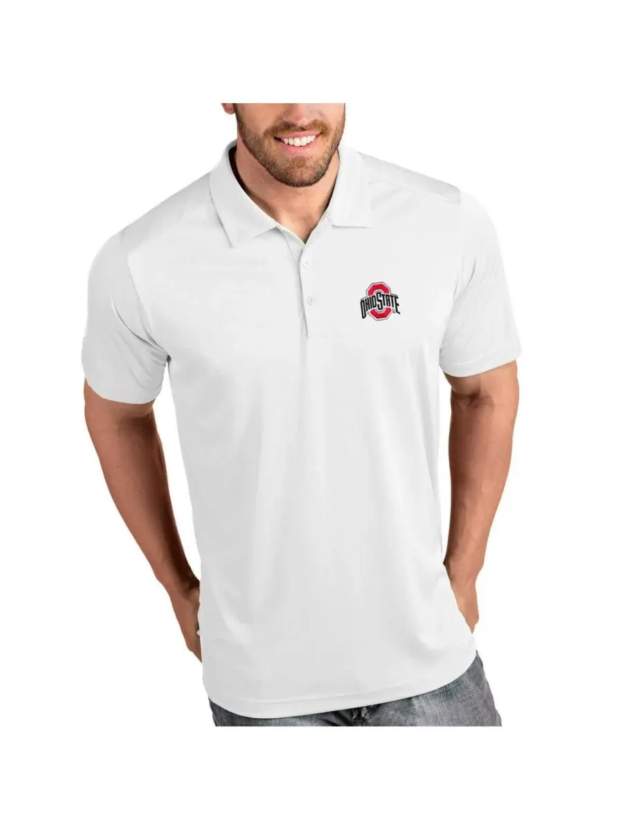 Поло с вышивкой Ohio State Buckeyes Antigua