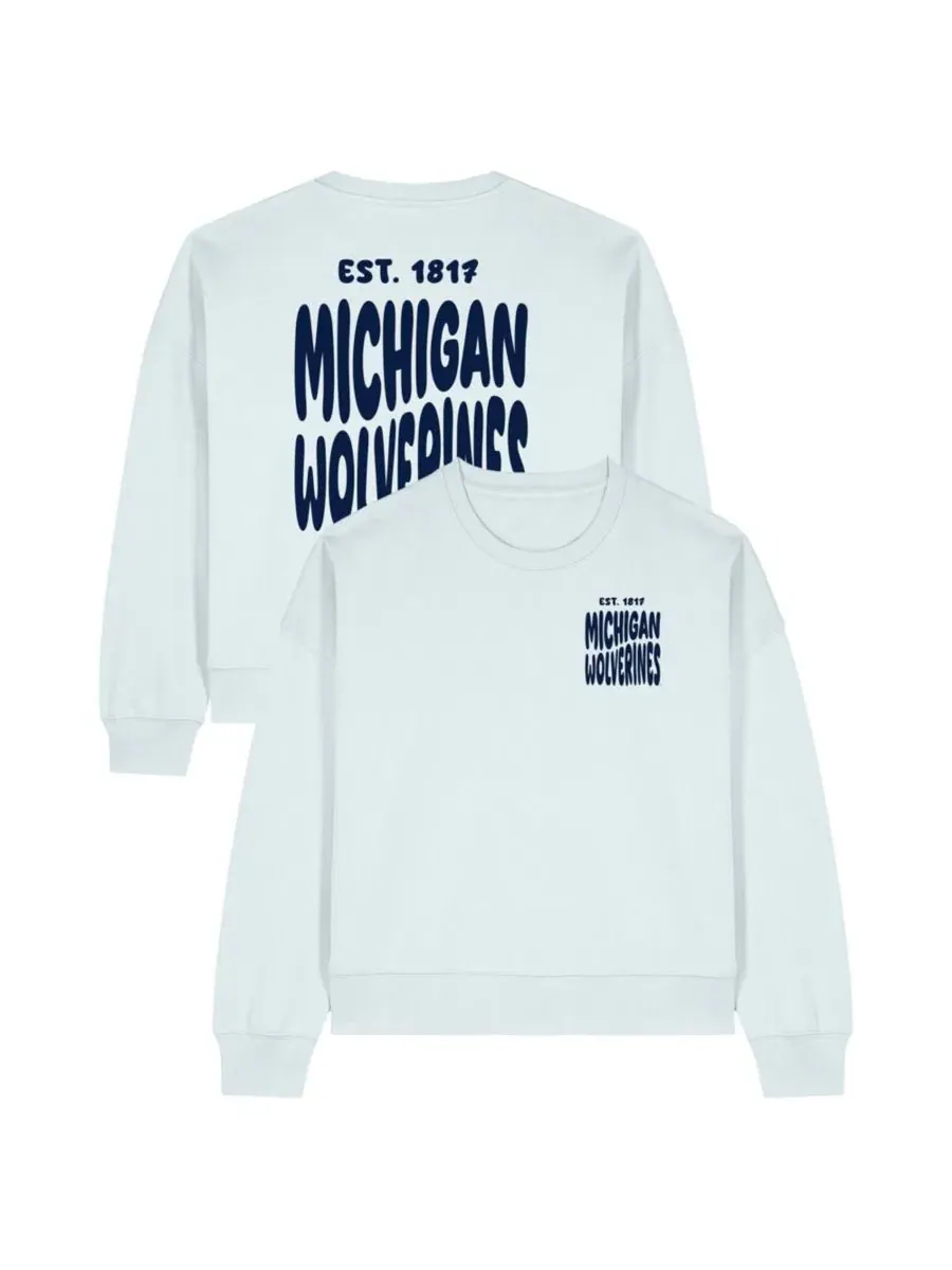 Свитшот с принтом Michigan Wolverines Cloud Uscape Apparel