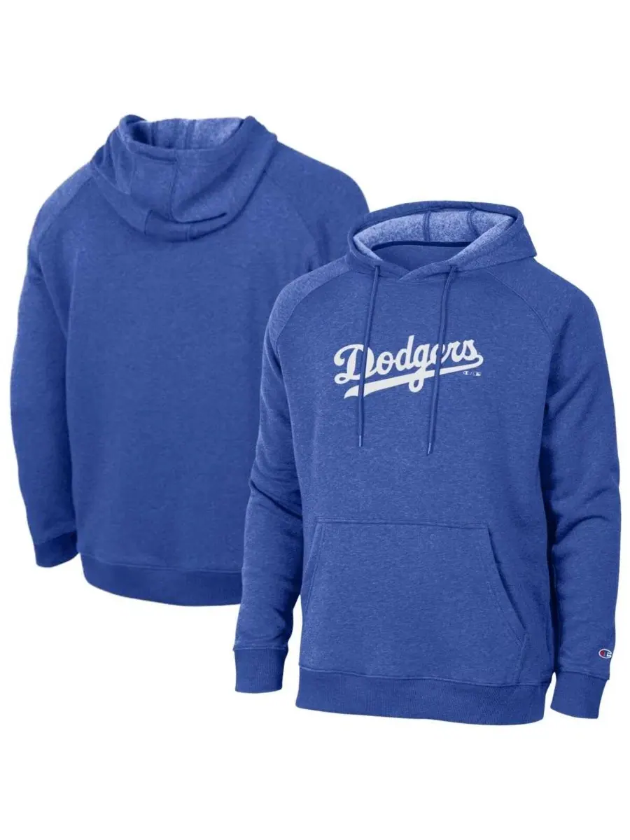 Худи-реглан Triumph Tri-Blend с принтом Los Angeles Dodgers Champion