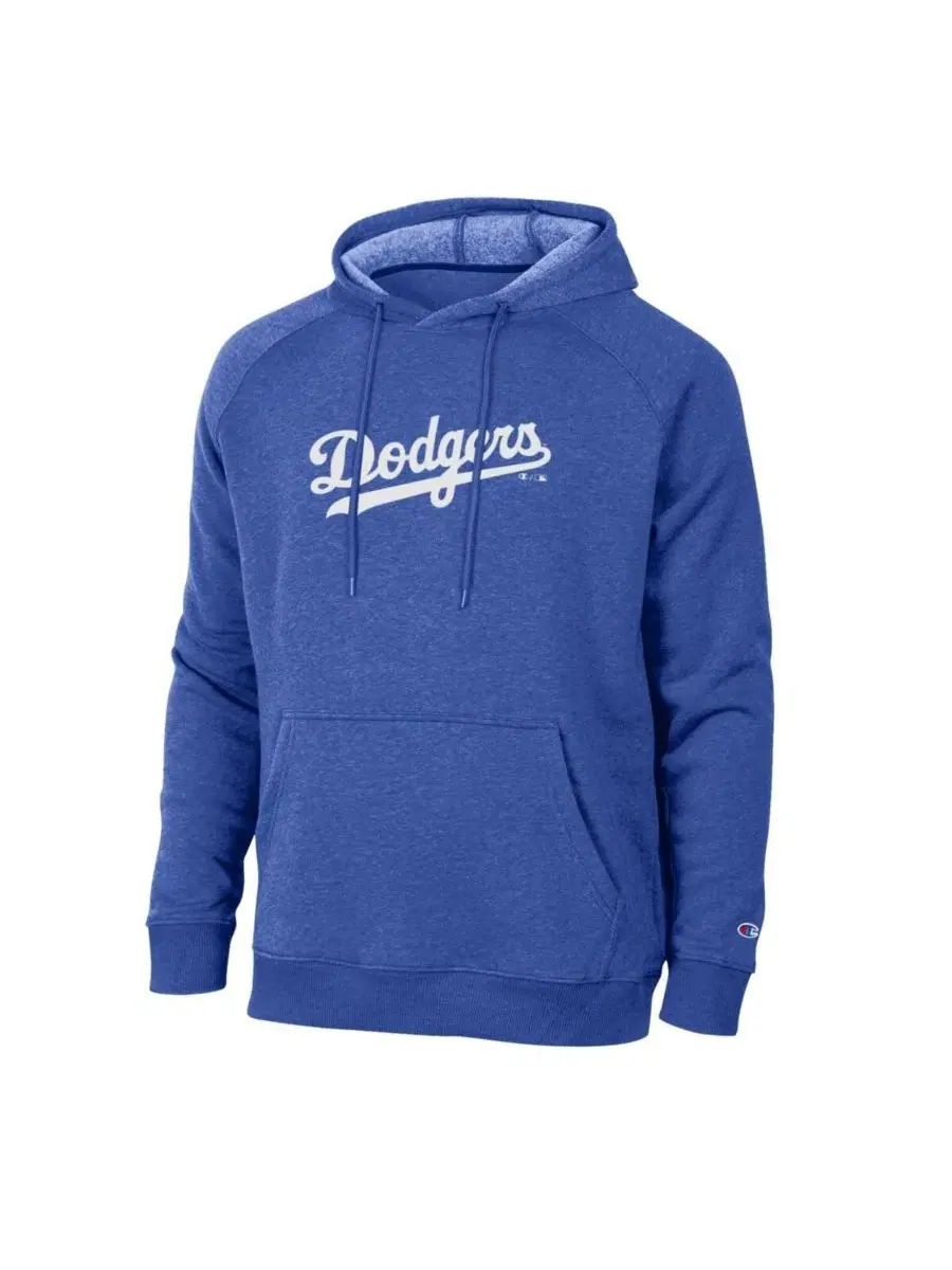 Худи-реглан Triumph Tri-Blend с принтом Los Angeles Dodgers Champion — изображение 2 из 3, королевский