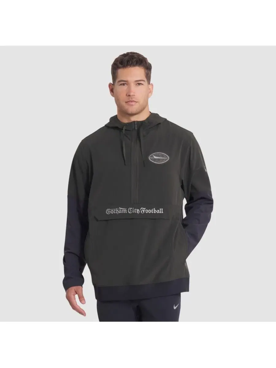 Анорак худи с полузамком New York Jets 2025 Rivalries Collection Sideline Anorak Half-Zip Hoodie
