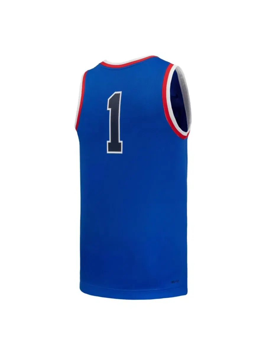 Мужская баскетбольная джерси Gonzaga Bulldogs Replica Nike — изображение 3 из 3, королевский