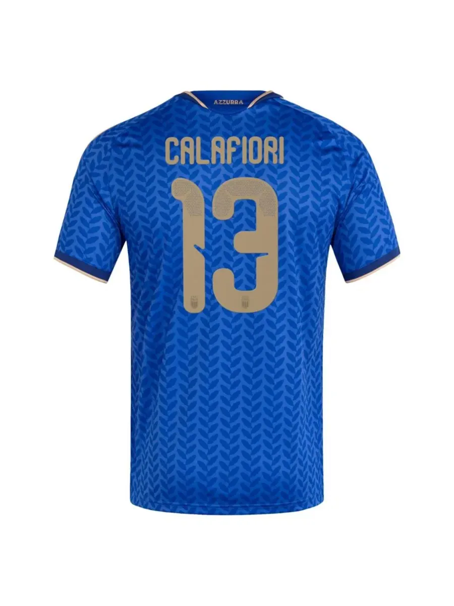 Футболка Riccardo Calafiori 2026 Home Replica adidas — изображение 3 из 3, синий