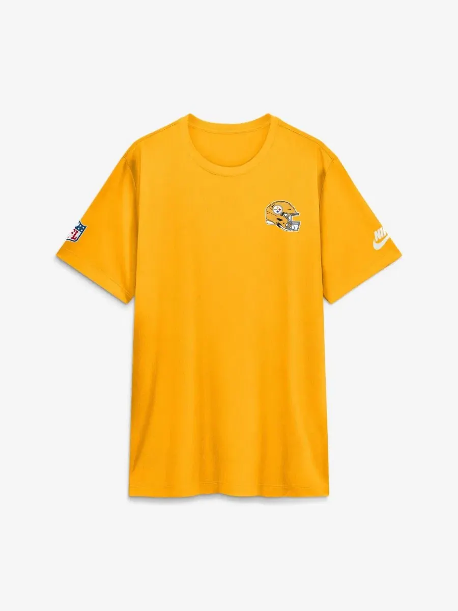 Футболка с длинным рукавом с технологией Dri-FIT, с логотипом Pittsburgh Steelers Nike