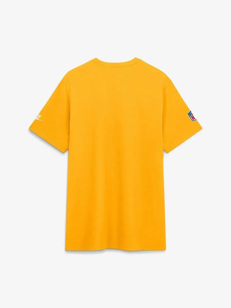 Футболка с длинным рукавом с технологией Dri-FIT, с логотипом Pittsburgh Steelers Nike — изображение 2 из 2, золото