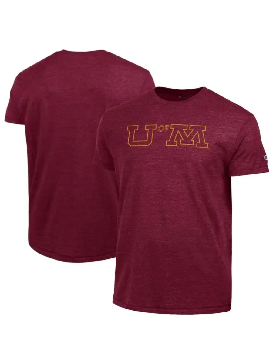 Футболка с принтом Triumph Tri-Blend Minnesota Golden Gophers Champion