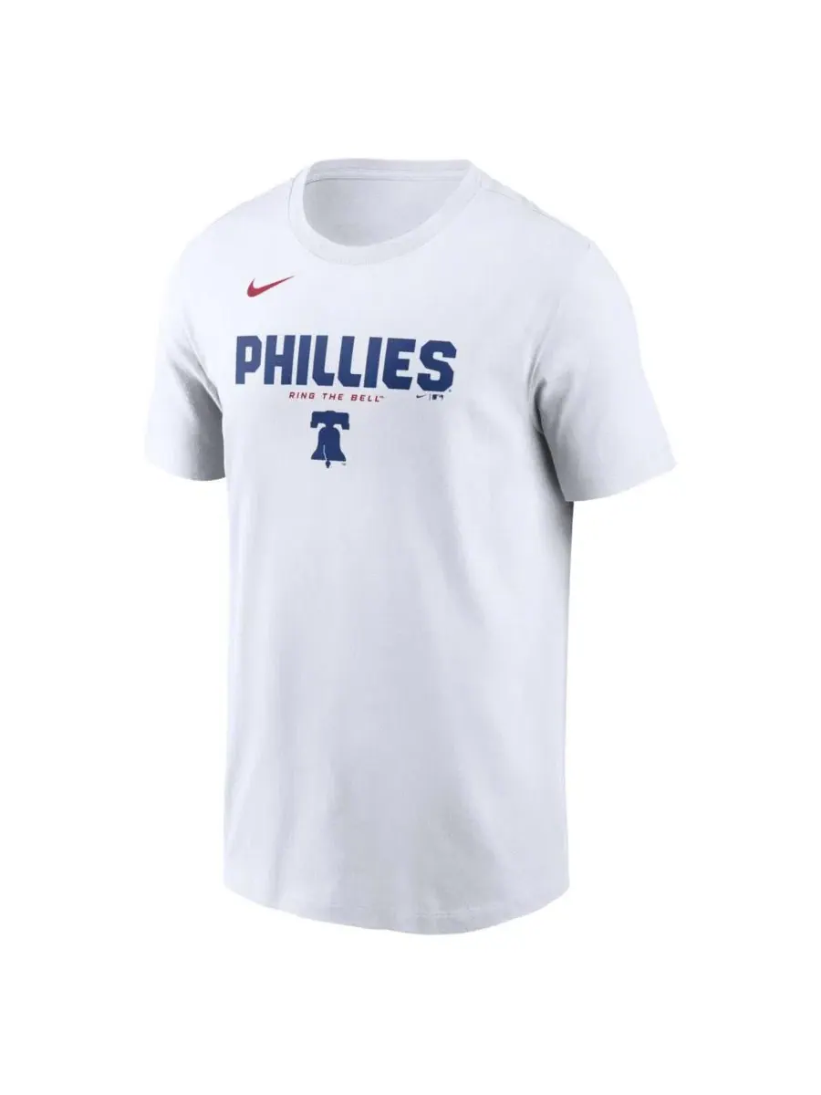 Футболка с принтом Philadelphia Phillies Nike — изображение 2 из 4, белый