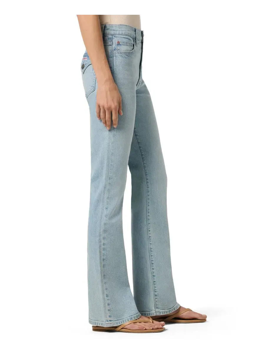 Джинсы женские с высокой посадкой и клешем, модель Blair High-Rise Bootcut Hudson Jeans, Sonoma — изображение 2 из 3