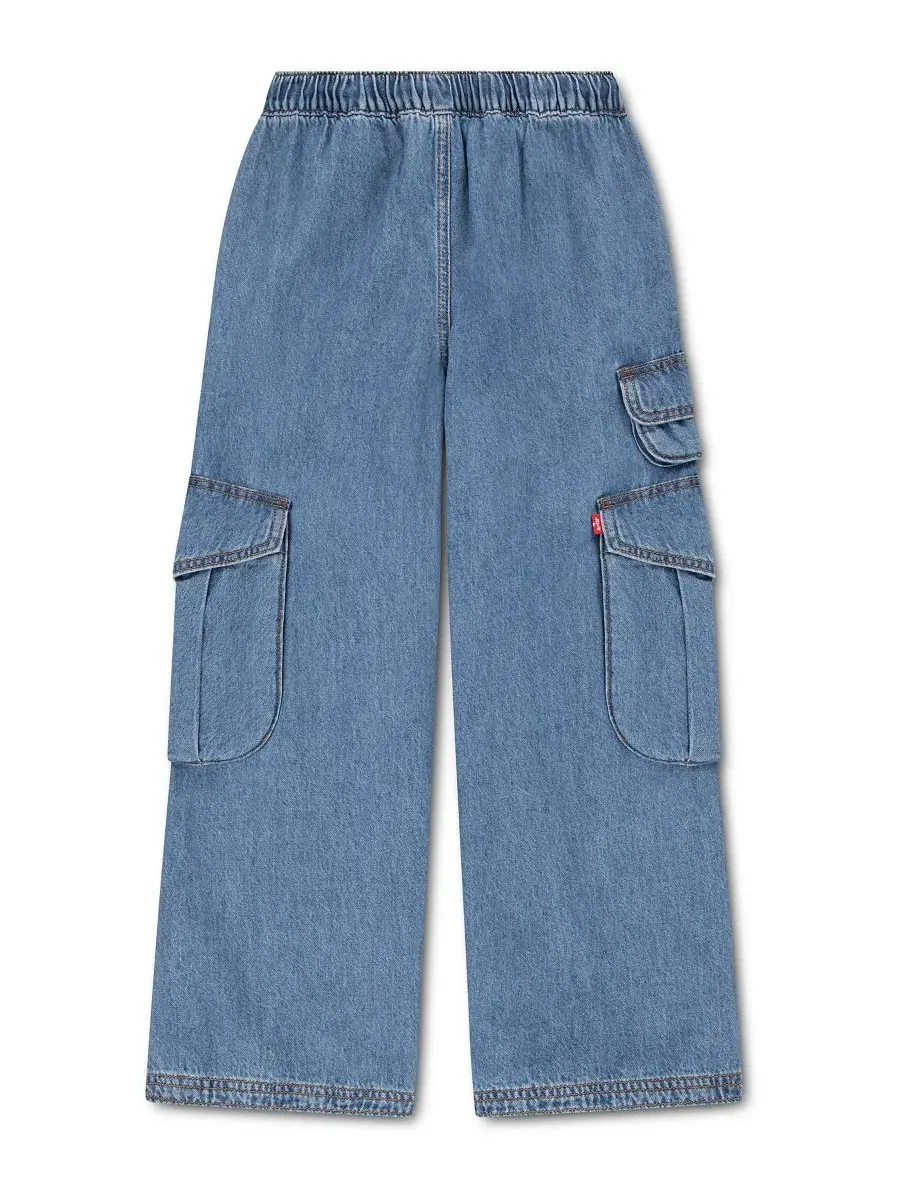 Джинсы карго с широкими штанинами, на поясе с кулиской Levi's, Drew Me In — изображение 2 из 4