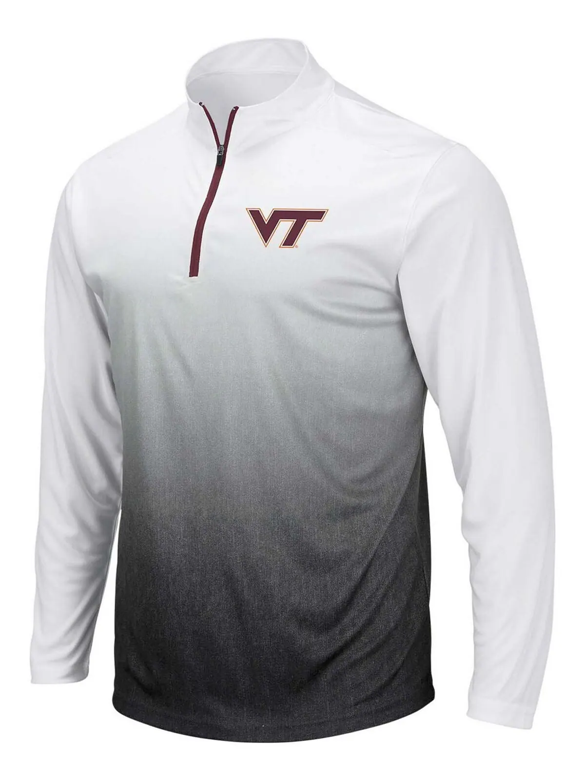 Мужская серая куртка virginia tech hokies magic team logo с молнией на четверть Colosseum — изображение 3 из 4, серый