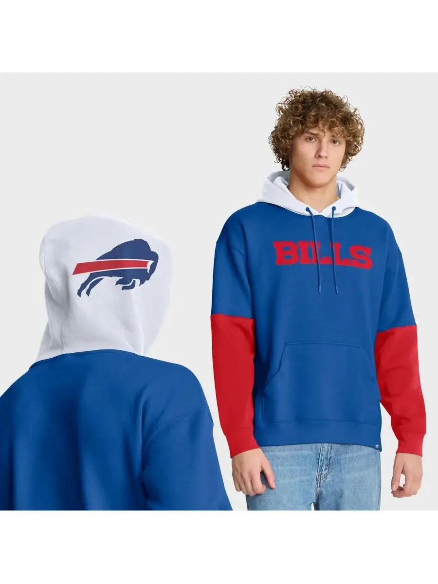 Мужская толстовка с капюшоном в виде шлема команды Royal Buffalo Bills Fanatics