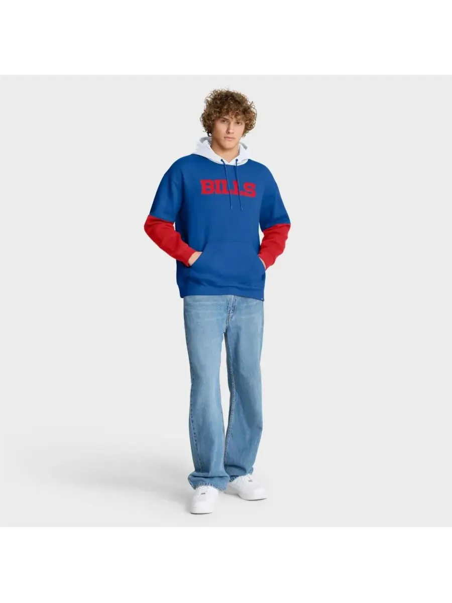 Мужская толстовка с капюшоном в виде шлема команды Royal Buffalo Bills Fanatics — изображение 4 из 5, королевский