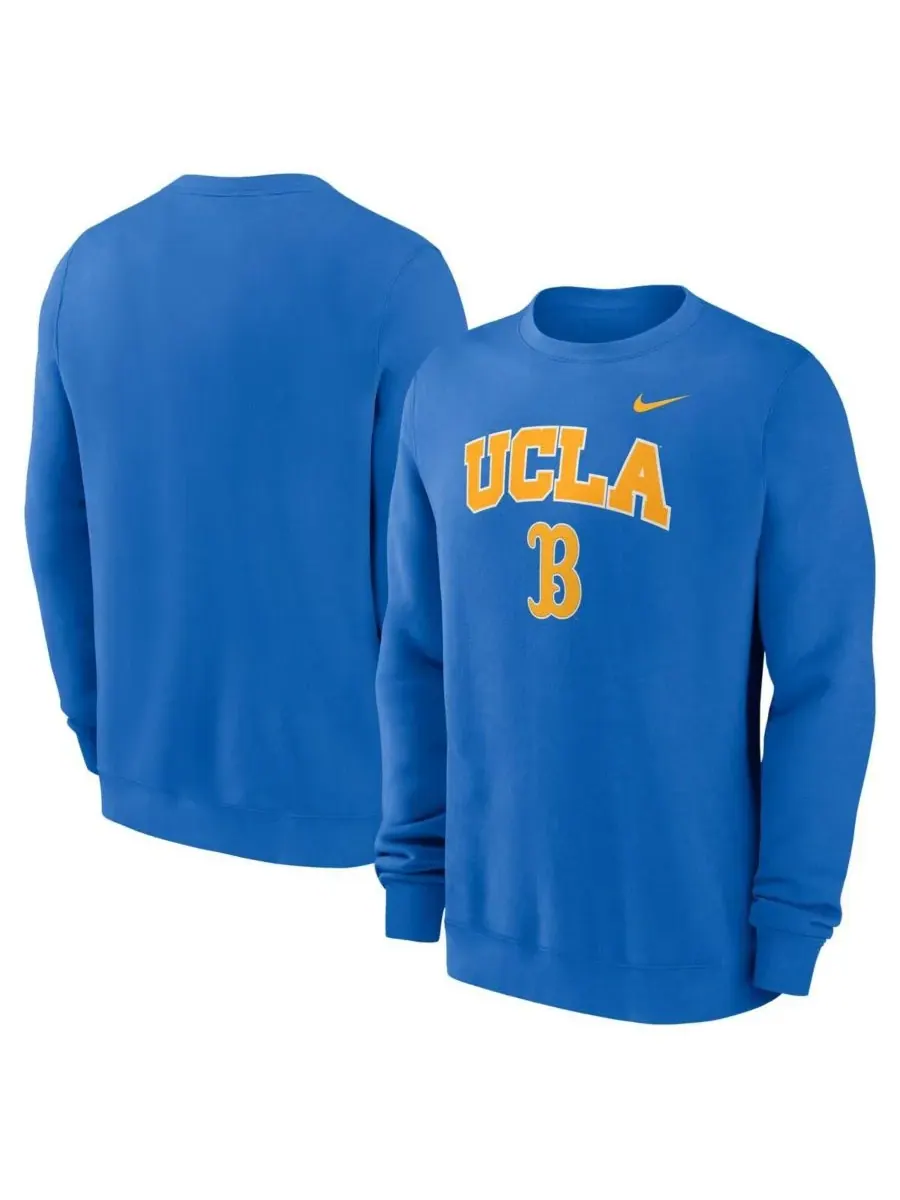 Nike Мужская синяя толстовка с аркой UCLA Bruins