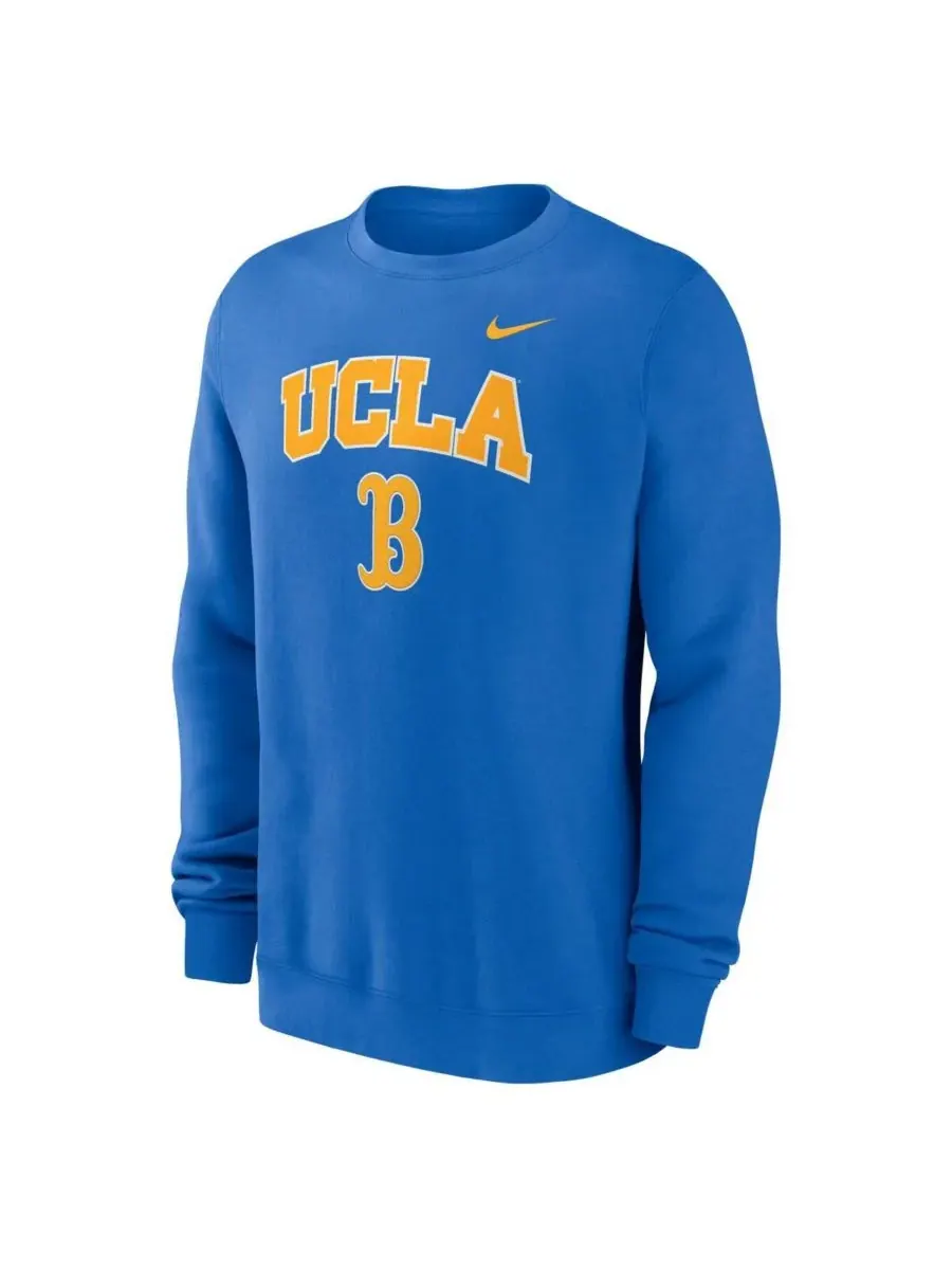 Nike Мужская синяя толстовка с аркой UCLA Bruins — изображение 2 из 3, синий