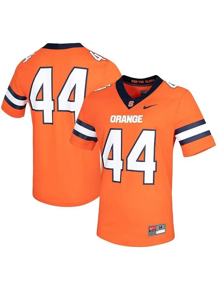 Мужское джерси #44 оранжевое Syracuse оранжевое неприкасаемое для игры Nike