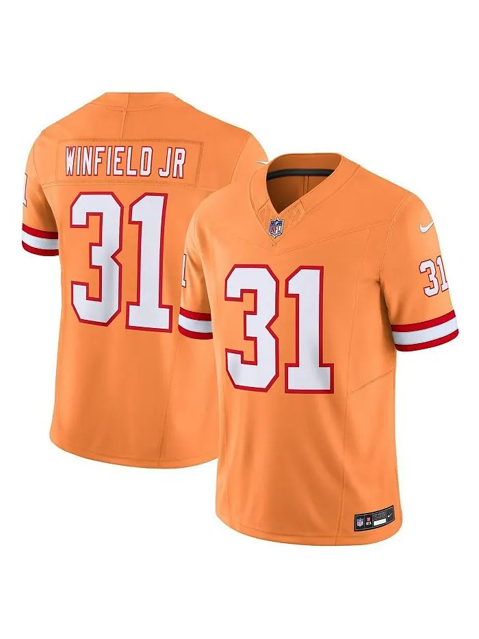 Мужская футболка Antoine Winfield Jr. Orange Tampa Bay Buccaneers Throwback Vapor FUSE Limited Nike