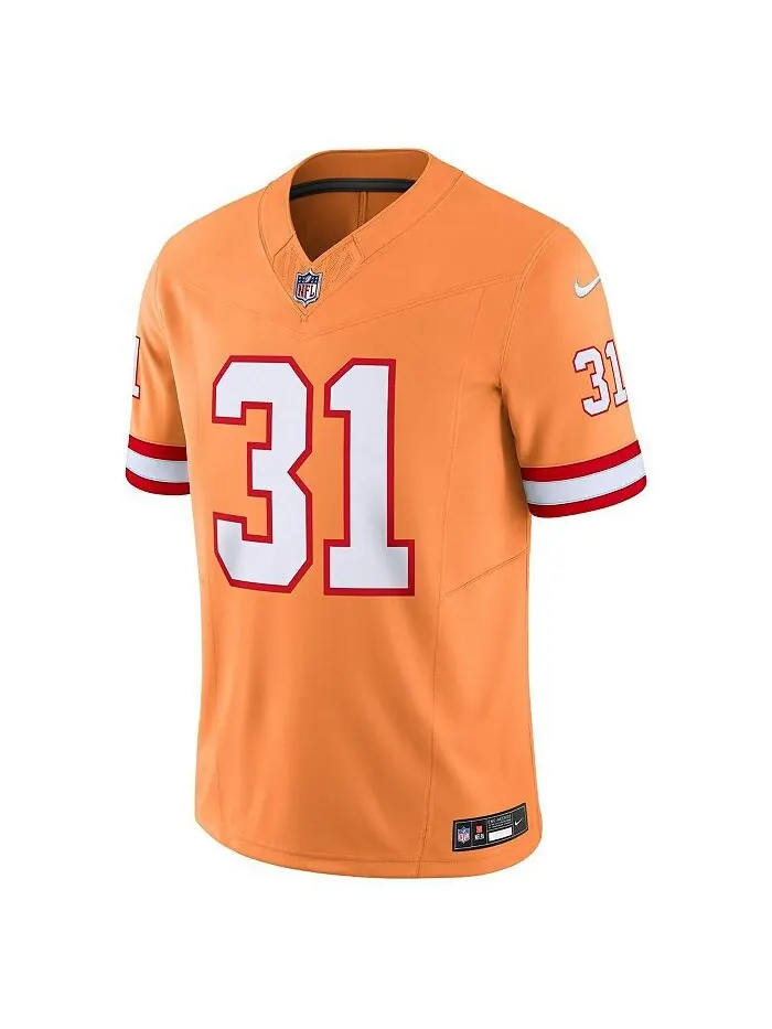 Мужская футболка Antoine Winfield Jr. Orange Tampa Bay Buccaneers Throwback Vapor FUSE Limited Nike — изображение 2 из 3