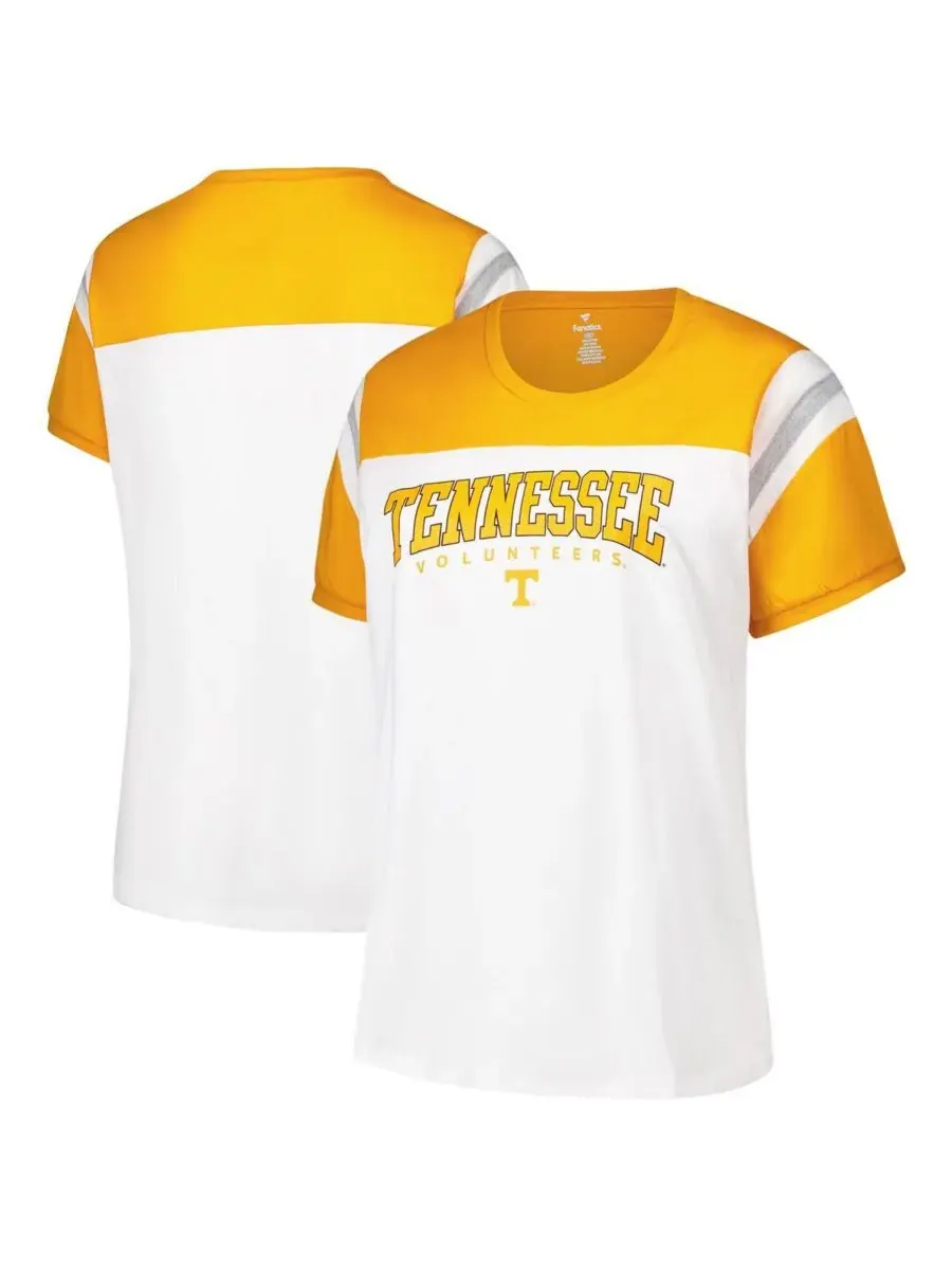 Fanatics Женская белая футболка Tennessee Volunteers Plus Size Winning Gear