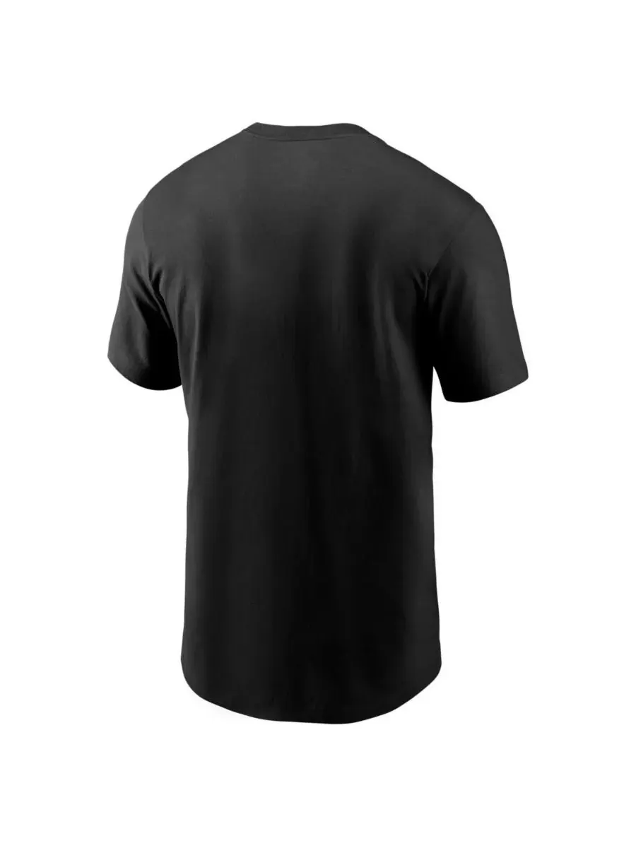 Nike Мужская черная футболка Carolina Panthers Primetime Local Essential — изображение 3 из 3, черный