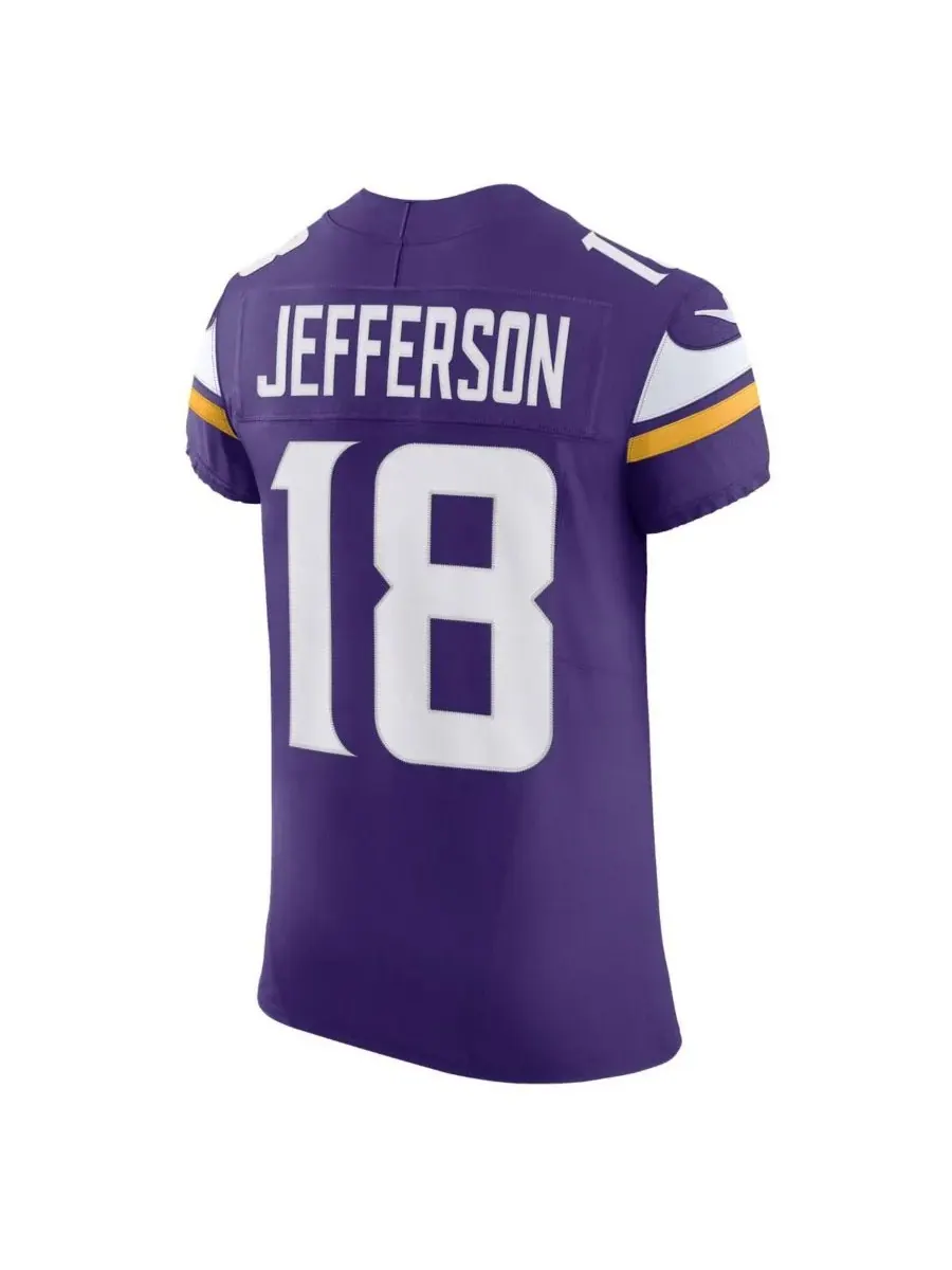 Мужская футболка Джастина Джефферсона Minnesota Vikings Alternate Vapor FUSE Elite Nike — изображение 2 из 4