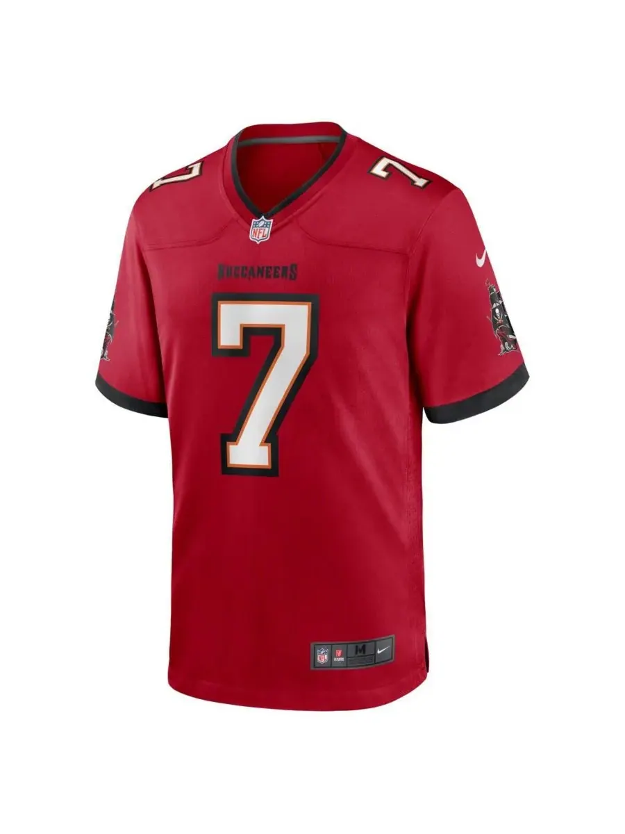 Nike Мужская красная игровая футболка команды Tampa Bay Buccaneers с фамилией Баки Ирвинг — изображение 3 из 5, красный