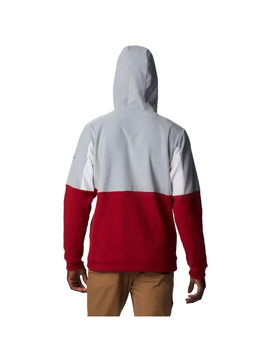Columbia Мужская толстовка на молнии Crimson Alabama Crimson Tide Lodge — изображение 3 из 3, красный