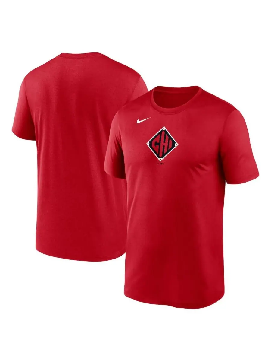 Nike Мужская красная футболка Chicago White Sox 2025 City Connect Legend Team Phrase Script