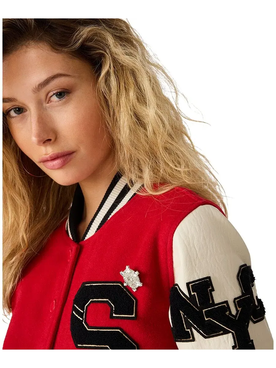Куртка с воротником-стойкой Rooney Snap-Front Jacket Steve Madden, Lava Falls — изображение 5 из 6