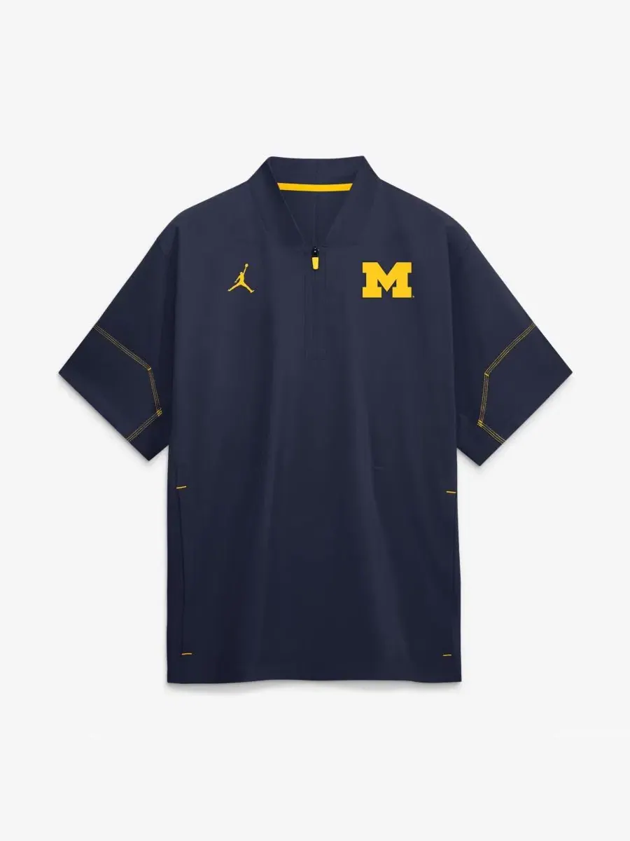 Футболка с длинным рукавом и четверть-молнией, модель 2026 Sideline Coach Shirt Jordan