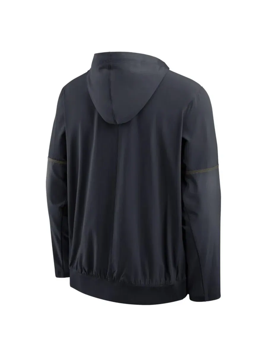 Ветрозащитная куртка-анорак с капюшоном Michigan Wolverines 2026 Sideline Anorak Half-Zip Hoodie — изображение 3 из 3
