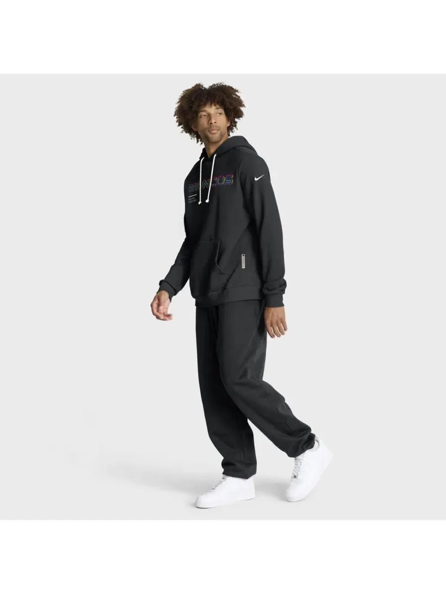 Худи с капюшоном, свободного кроя, с длинным рукавом Nike — изображение 3 из 5, черный