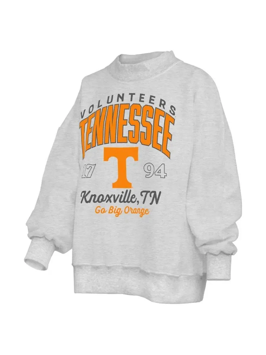 Свитшот женский с принтом Tennessee Volunteers Reversible Pressbox — изображение 2 из 5, серый