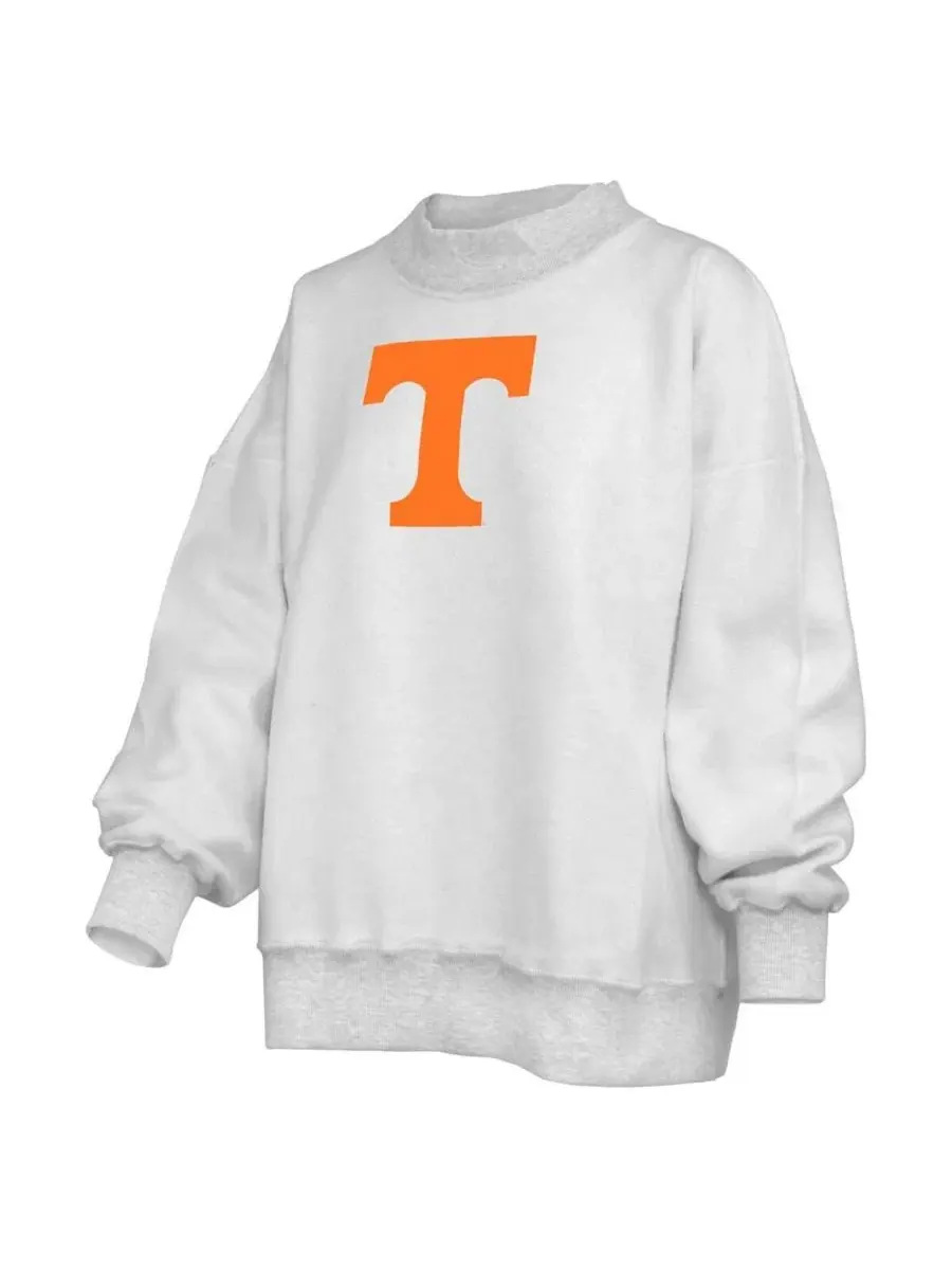 Свитшот женский с принтом Tennessee Volunteers Reversible Pressbox — изображение 4 из 5, серый